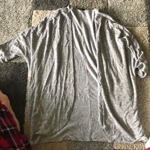 Grey oversized cardigan